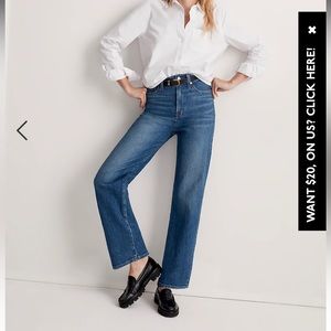 Madewell perfect vintage Wide-leg jeans